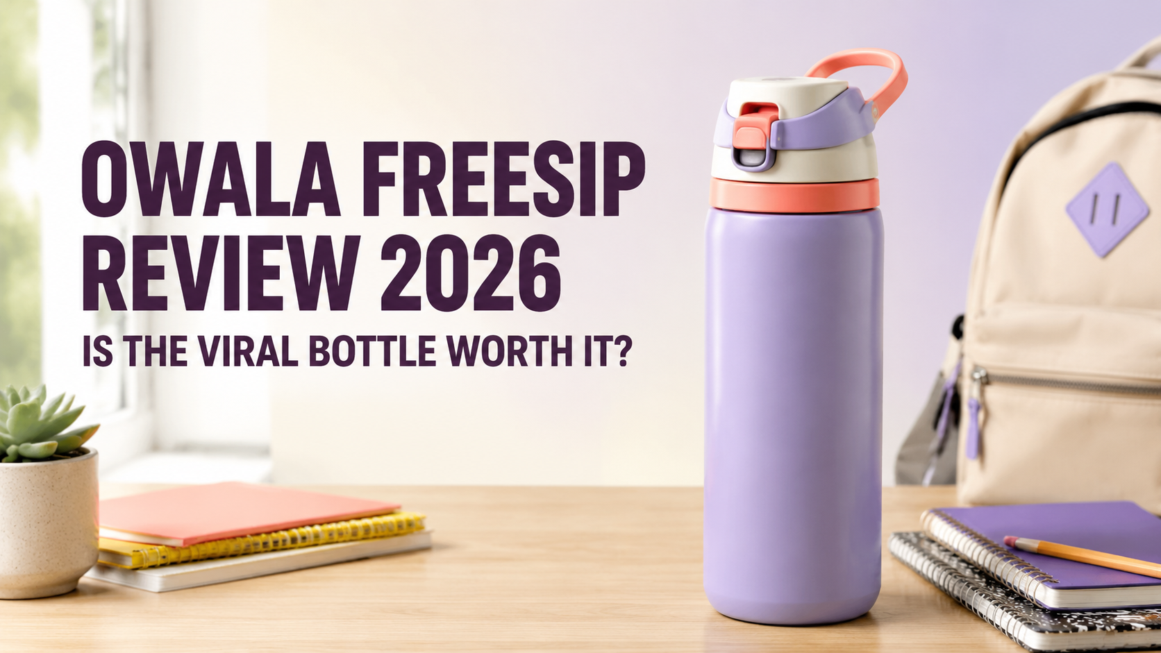 Owala FreeSip Review 2026 – Is the Viral Bottle Worth It?